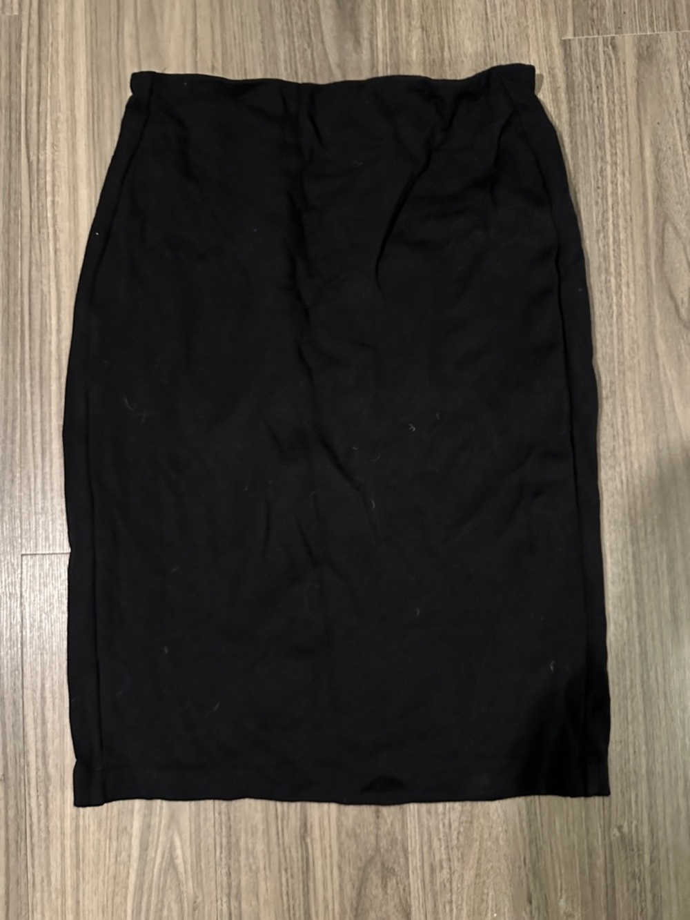 Black Women’s Knit Pencil Skirt - Classic Silhouette
